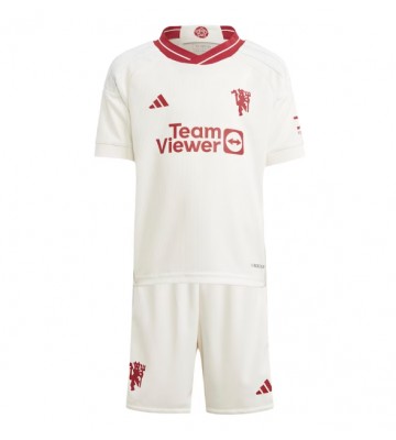 Maillot de foot Manchester United Troisième enfant 2023-24 Manches Courte (+ pantalon court)